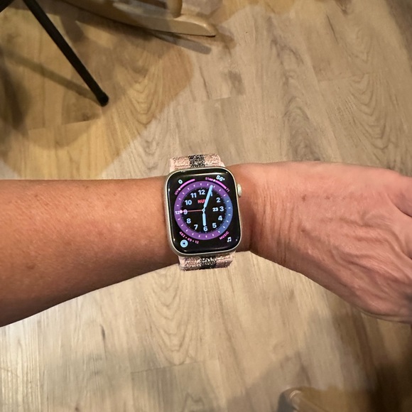 New Apple Watch band sparkle stripe adjustable removable strap - Picture 3 of 11